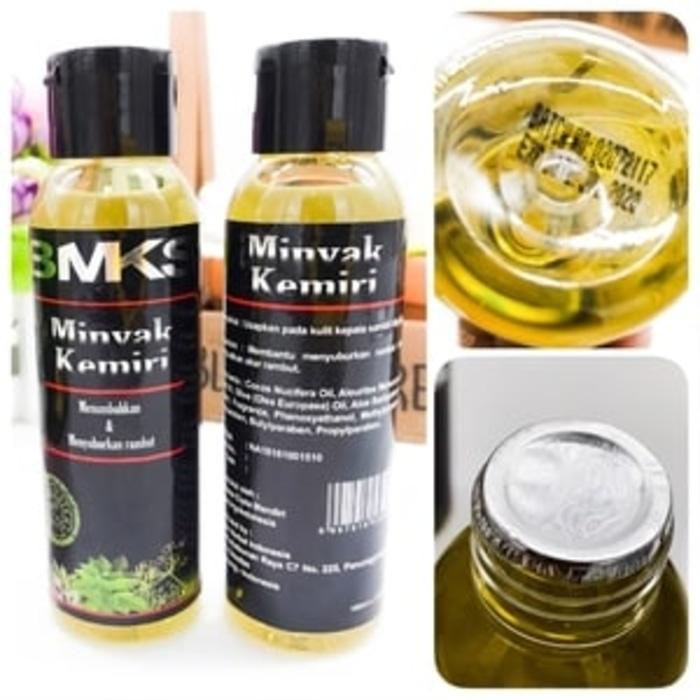 Minyak Kemiri BMKS 100% ASLI Original - BMKS Hair Tonic Kemiri BPOM Original - Minyak Rambut Kemiri - Obat Penumbuh Rambut Botak - Obat Untuk Mencegah dan Mengobati Kebotakan - Minyak Kemiri Penumbuh Rambut - Minyak Kemiri Asli - Minyak Kemiri Untuk Bayi