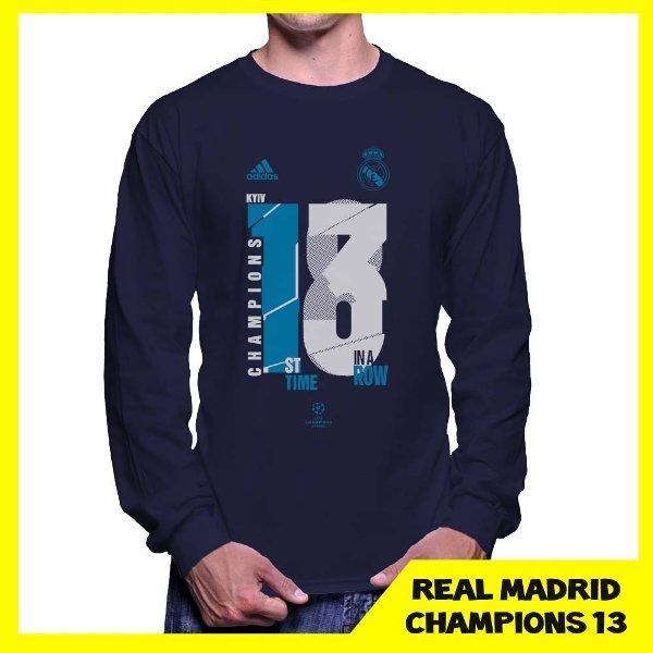 Kaos Real Madrid UEFA UCL Champions Winner 13 2018 La Decimo Tercera