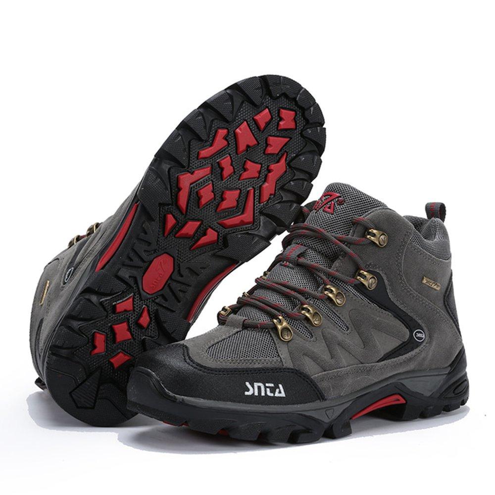 Sepatu Gunung SNTA Tipe 469 Warna Abu Abu Merah, Sepatu Hiking Boot Pria