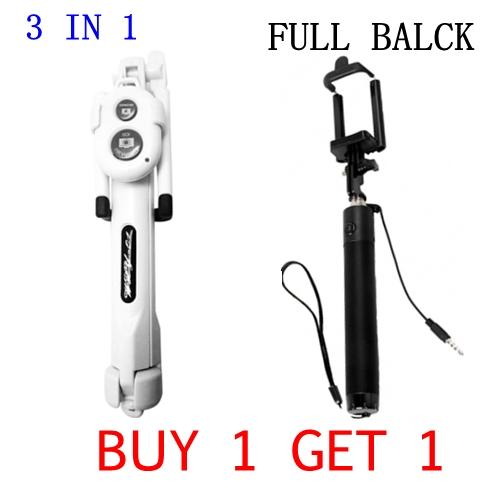 Monopood BUY 1 GET 1 tongsis Fullblack vs tongsis 3in1