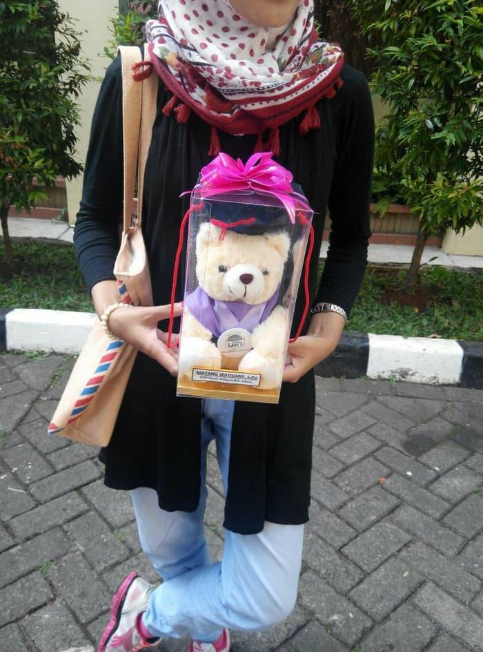 Boneka Wisuda 20cm Custom +Nama Pake Pin