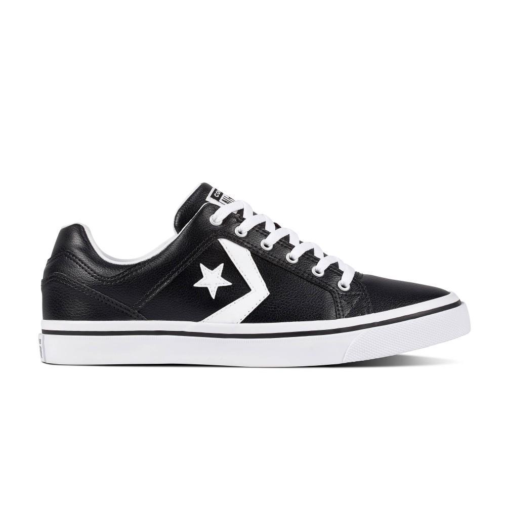 Converse Sepatu Sintetis El Distrito Ox Pria - Hitam