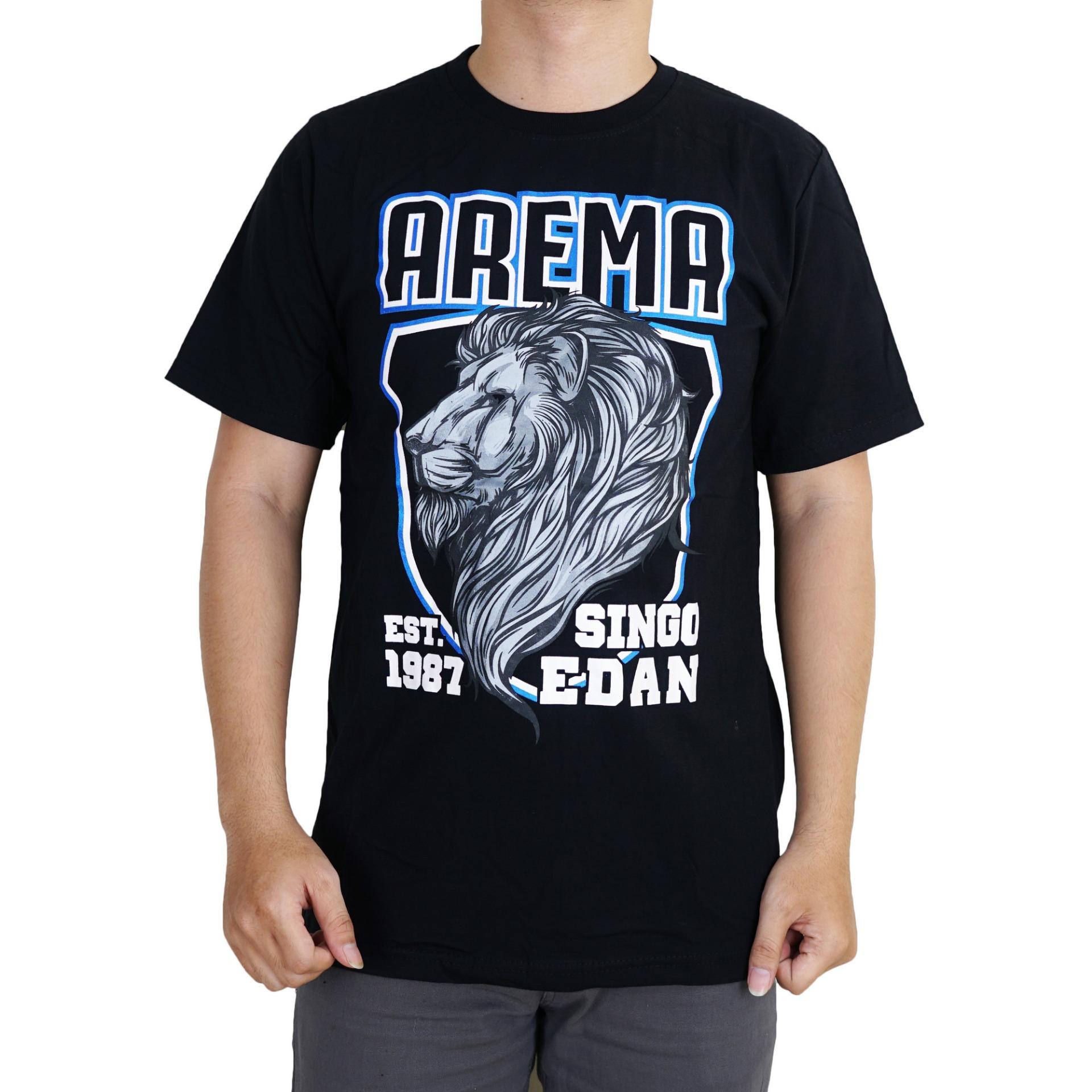 Vanwin – Kaos T-Shirt Distro / kaos Pria / Tshirt Pria / Distro Pria / Baju Pria Premium Football Arema Medan – Hitam