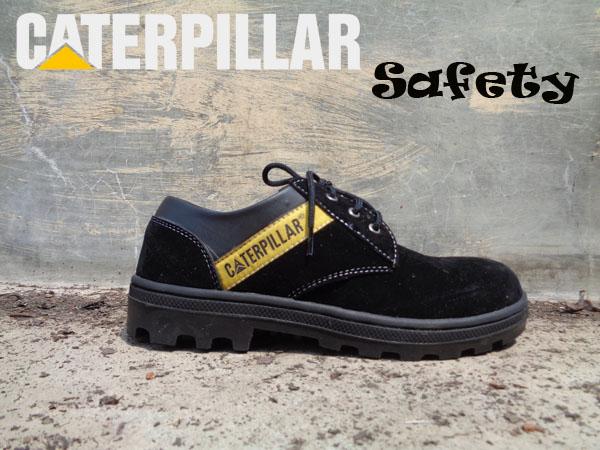 Termurah Sepatu Caterpillar Safety Boots Pendek Kalio Warna Hitam Suede - Hitam, 39 Gudang Fashion