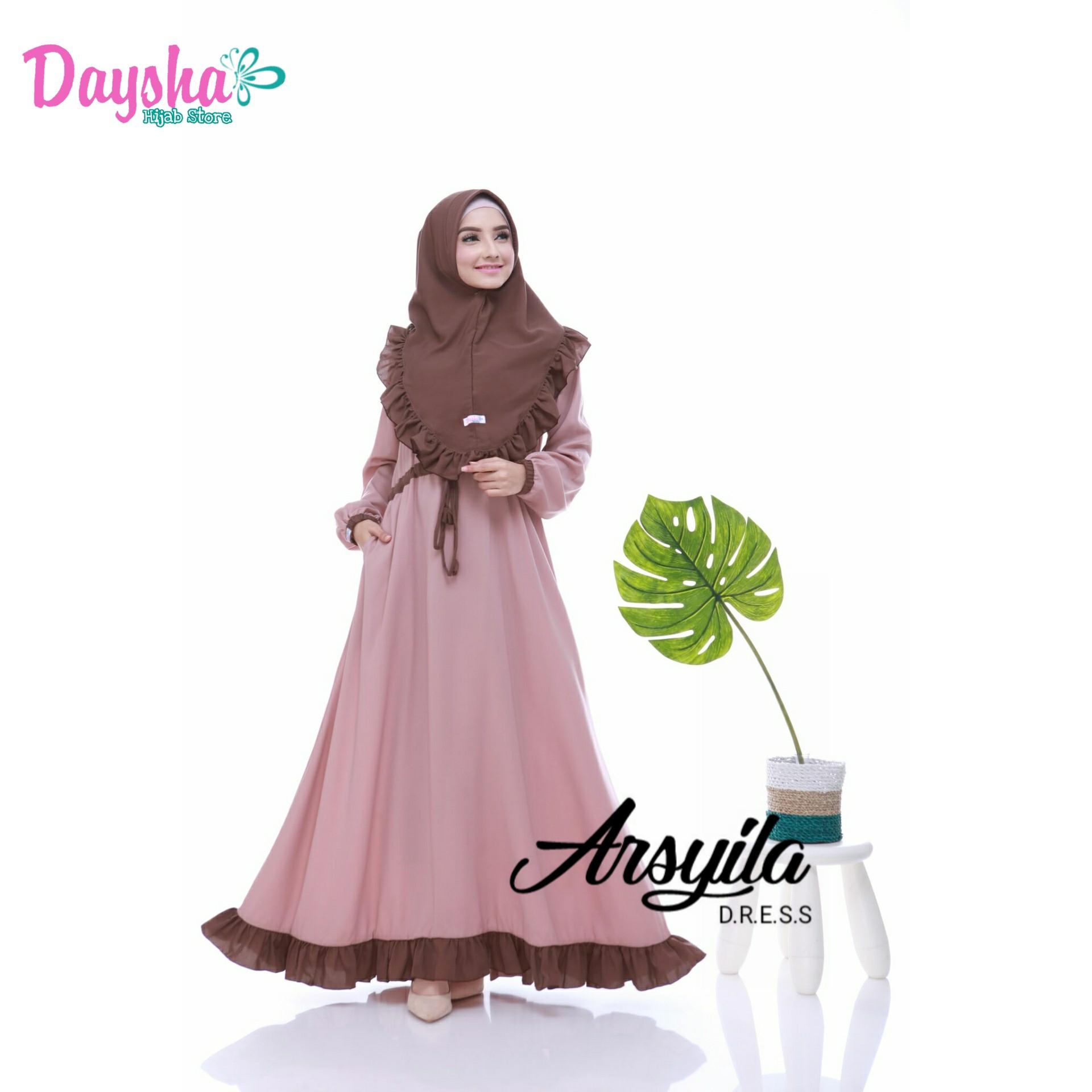 ARSYILA SYARI-PAKAIAN DRESS WANITA-GROSIR BAJU MURAH
