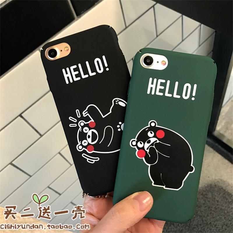 Kumamoto Beruang Selubung Ponsel 6 Plus/7 Plus iPhone Apple Identitas Asli Selubung Lulur