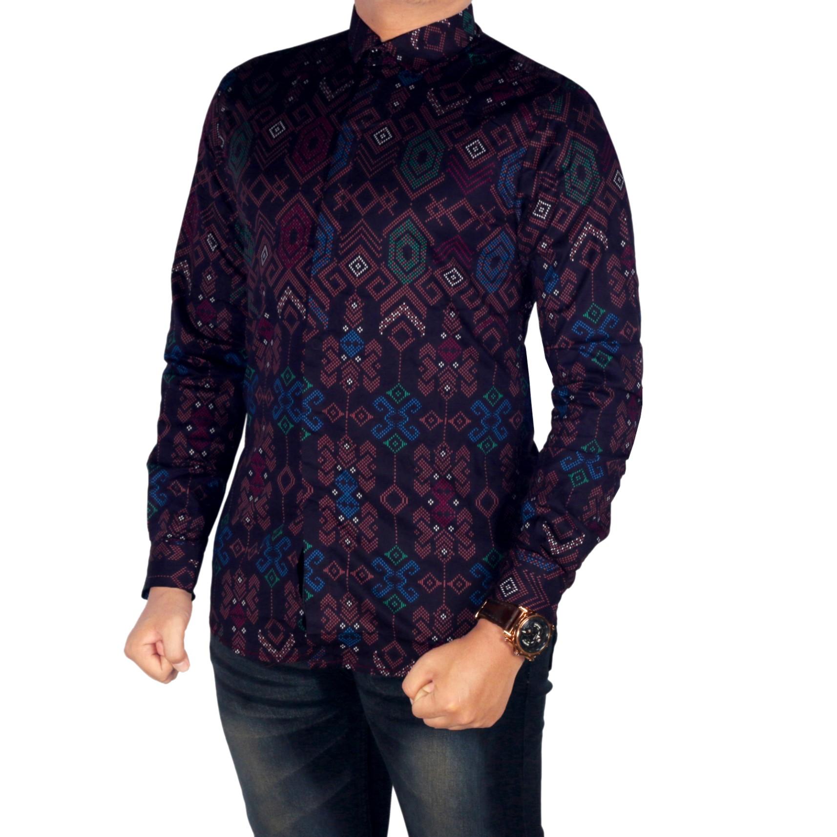 Dgm_fashion1 kemeja Pria lengan Panjang Batik Songket/kemeja pria/baju kemeja pria/kemeja flanel/kemeja pria flanel lengan panjang/kemeja pria polos/kemeja lengan pendek/ BAJU KOKO PRIA / BAJU MUSLIM PR 4814 5506 5387