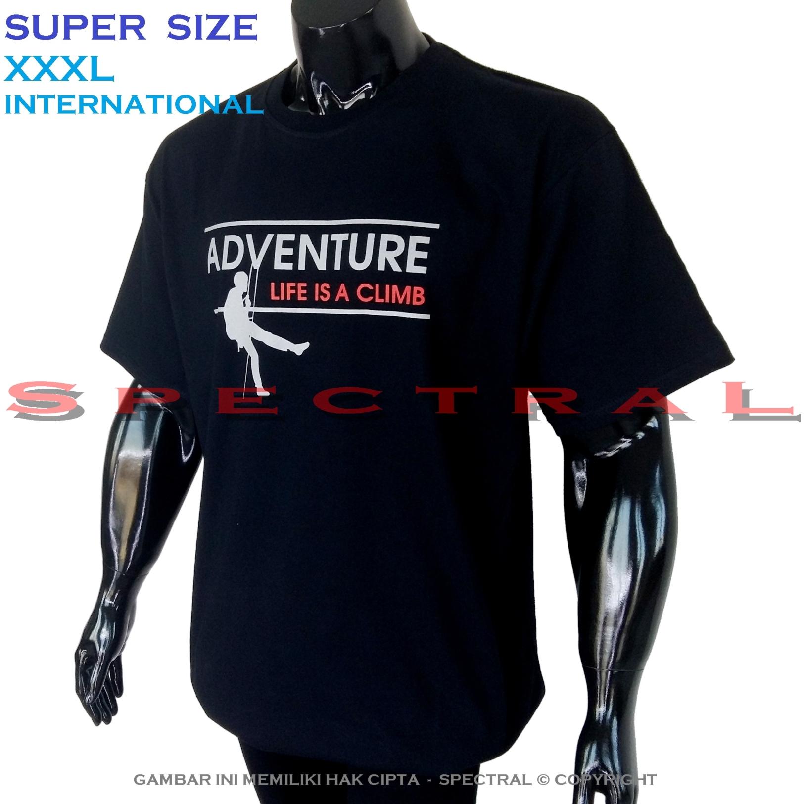 Spectral – SUPER BIG SIZE XXXL INTERNATIONAL Bapak Orang Tua Gemuk 100% Soft Cotton Combed Kaos Distro Jumbo BIGSIZE T-Shirt Fashion Ukuran Besar Polos Celana Atasan Pria Wanita Katun Gendut Lengan Simple Sport Casual 3L 3XL Baju Cowo Cewe Pakaian Terbaru