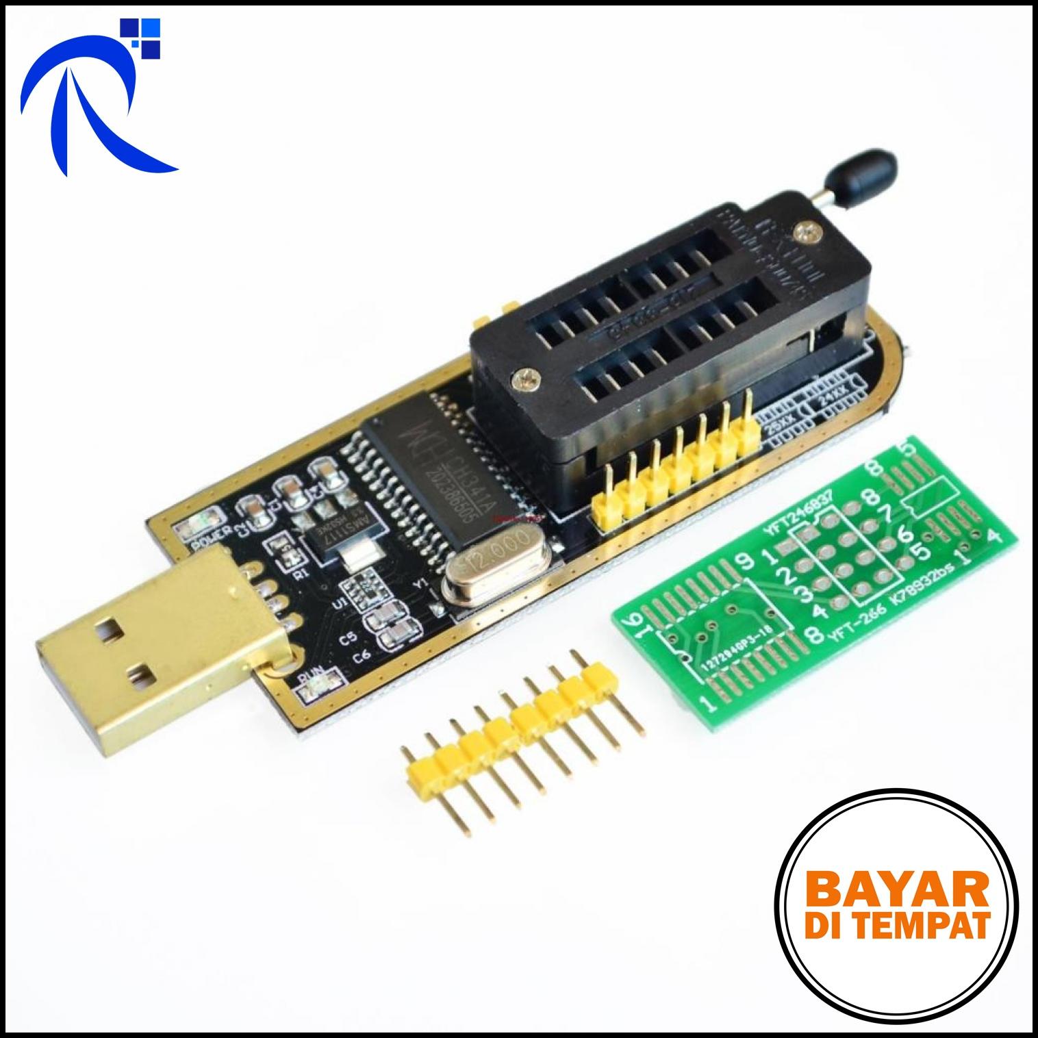 Rimas EEPROM Flash BIOS USB Programmer CH341A 24 25 Series - Flashing Bios Motherboard Komputer BISA COD !!