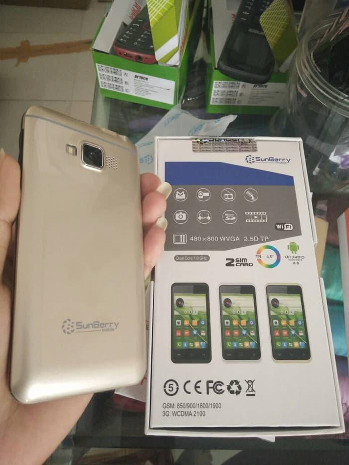 hp sunberry e2 android murah 4inc 2sim mirip advan s4t kamera bbm wifi