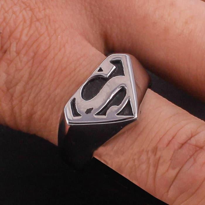Sederhana Superman Logo Jari Sekitar Hitam Source Fashion Wanita Quartz .