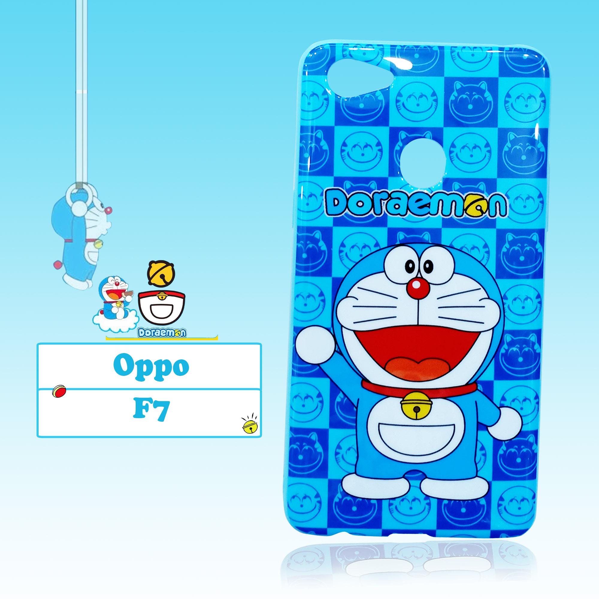 BCS Softcase Doraemon Ceria Phone Case New Oppo F7