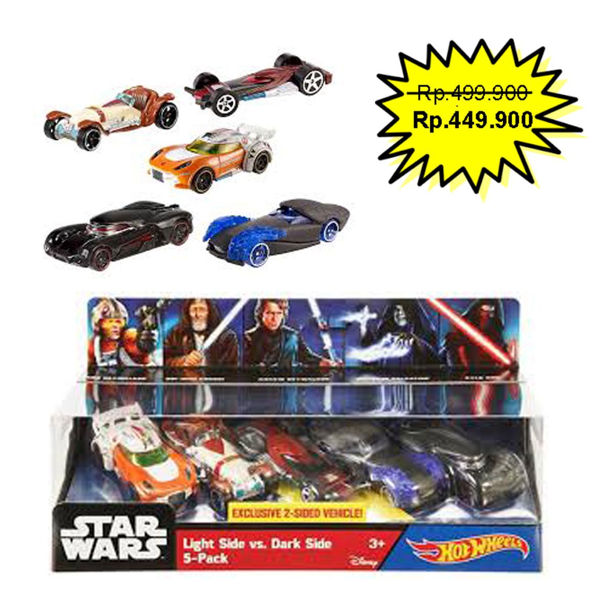 Hot Wheels Character Car 5 Pack Star Wars