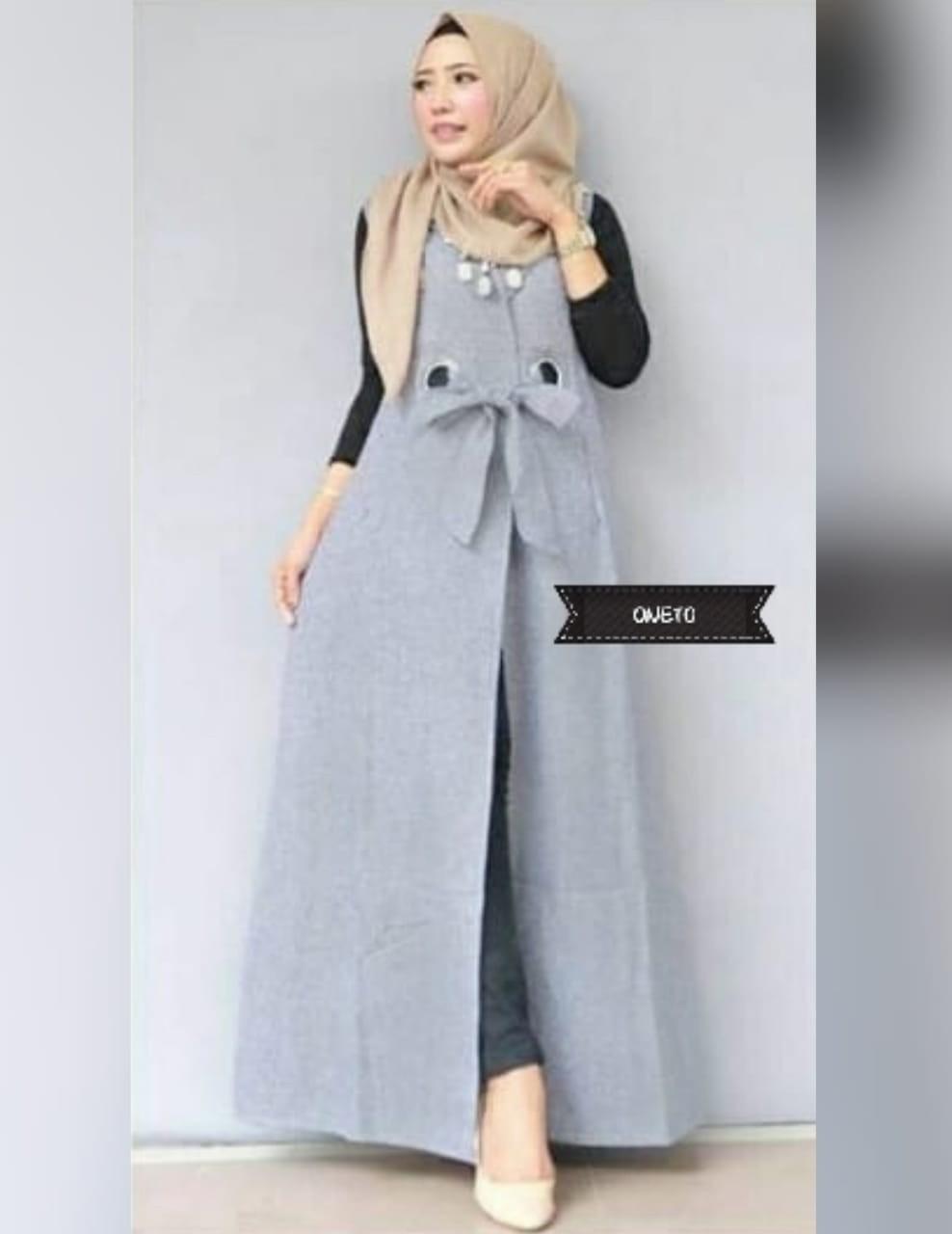 Grand LMS Outer Oneto Overal Bahan Supernova Fit to XL Varian Warna / Blazer Panjang Wanita / Baju Muslim / Pakaian Muslim / Atasan Muslimah / Kemeja Tunik / Long Dress / Dress Panjang / Dress Polos / Supernova / Baju Bagus / Harga Grosir / Terbaru