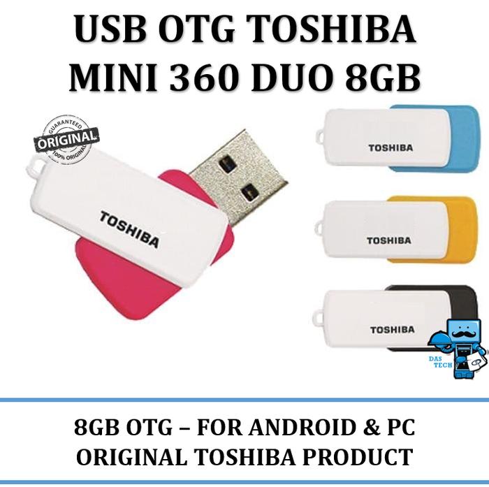 USB OTG Flashdisk Toshiba Mini 360 DUO 8GB USB 3.0 - Android & Windows