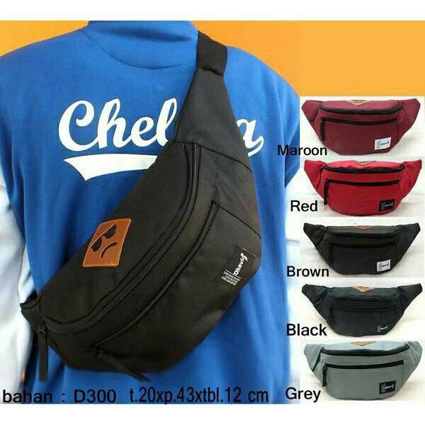 WAISTBAG WAIST BAG TAS SELEMPANG SLEMPANG DADA ATAU PINGGANG BRAND DHAVIN ORIGINAL DISTRO BANDUNG HARGA LANGSUNG DARI KONVEKSI TAS BANDUNG BY WELLDAY SUPPLY.CO