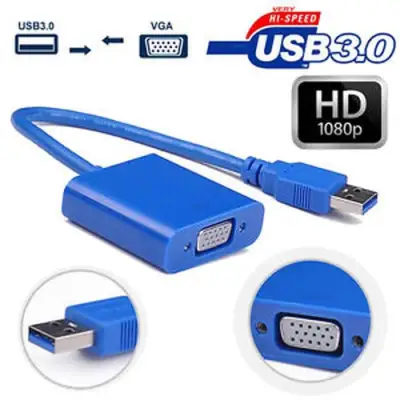 USB 3.0 to VGA Display Adapter - Konverter Kabel