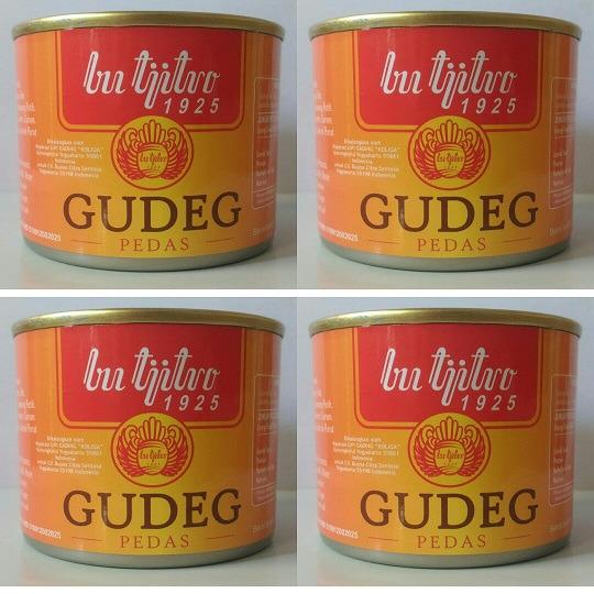 Gudeg Kaleng Bu Tjitro Pedas Paket Hemat Isi 4 Kaleng