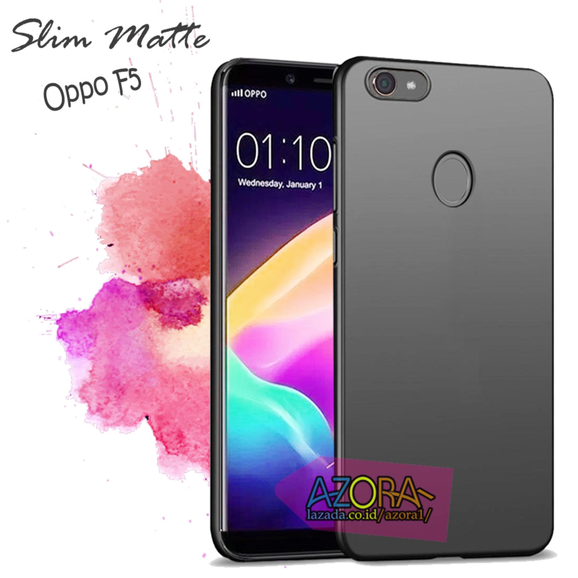 Case Slim Black Matte Oppo F5 Baby Skin Softcase Ultra Thin Jelly Silikon Babyskin