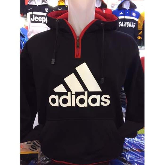 Hoodie ADIDAS 2 Jaket Bola Futsal Flanel Kaos Sepatu Jogger Anak