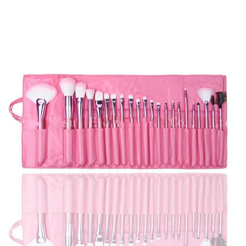 RS Brush Make Up 22 Set dengan Pouch - Pink by Raffy Shop RS Brush Make Up 22 Set dengan Pouch - Pink by Raffy Shop