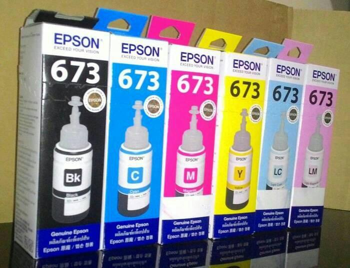 Tinta printer epson original refill L800 L805 L810 L850 L1800