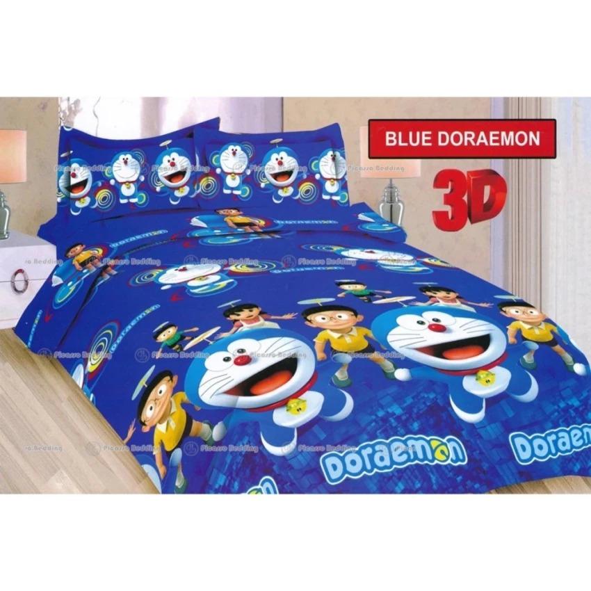 RNF - TERMURAH Sprei Bonita tipe Blue Doraemon Queen Size 160