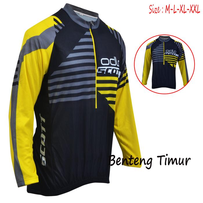 JERSEY SEPEDA BLACK YELLOW