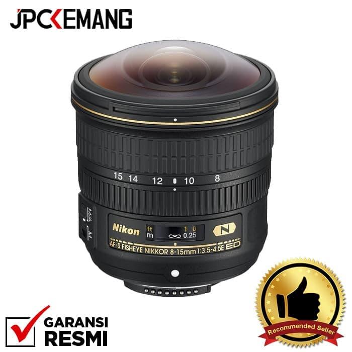 Nikon AF-S Fisheye NIKKOR 8-15mm f/3.5-4.5E ED jpckemang GARANSI RESMI