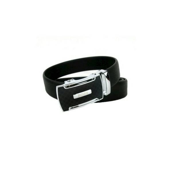 IKAT PINGGANG PRIA IMPORT MODEL REL OTOMATIS HUGO BOSS 11431 HITAM