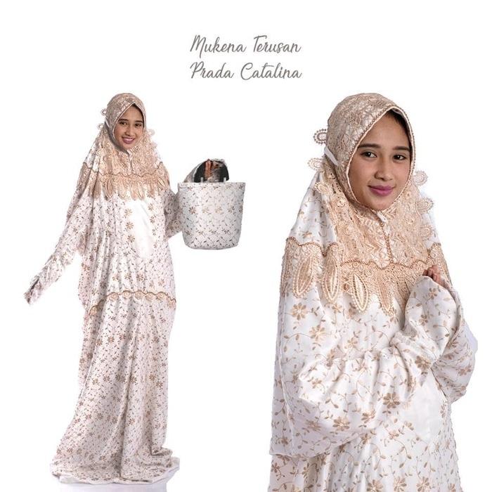 MUKENA DEWASA TERUSAN PRADA CATALINA MUKENA DEWASA TERUSAN PRADA CATALINA/ TERMURAH/ BERKUALITAS