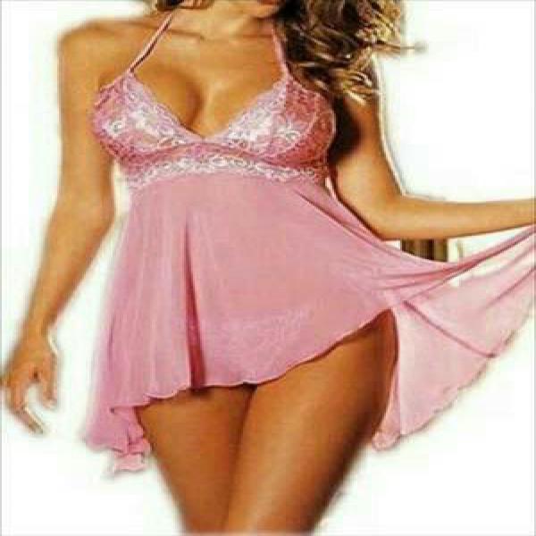 Sexy Lingerie Warna Pink Extra Size / PNK006