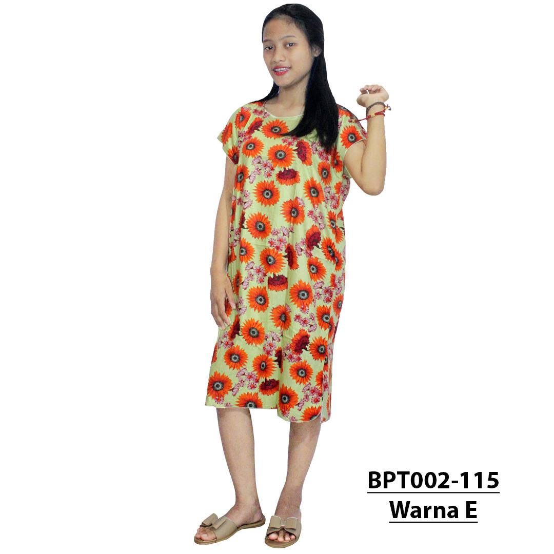 Midi, Daster Midi, Dress Santai, Baju Tidur, Piyama, Atasan Batik (BPT002-115) Batik Alhadi
