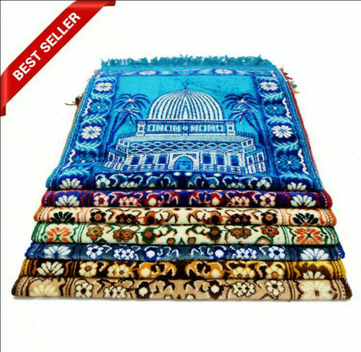 Grosir/Random Sajadah Bulu Beludru Halus Aladin Murah/Sajadah/Perlengkapan Shalat