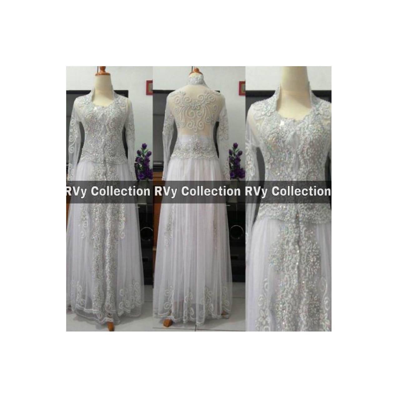 Set Kebaya Abaya Pengantin (Akad Nikah / Resepsi) Original