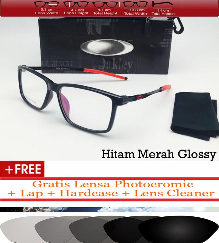 Oki_Store Frame Kacamata Sport OE New Normal / Baca / Plus / Minus / Cylinder Photocromic / Photogrey / Anti Radiasi Komputer Berubah Warna