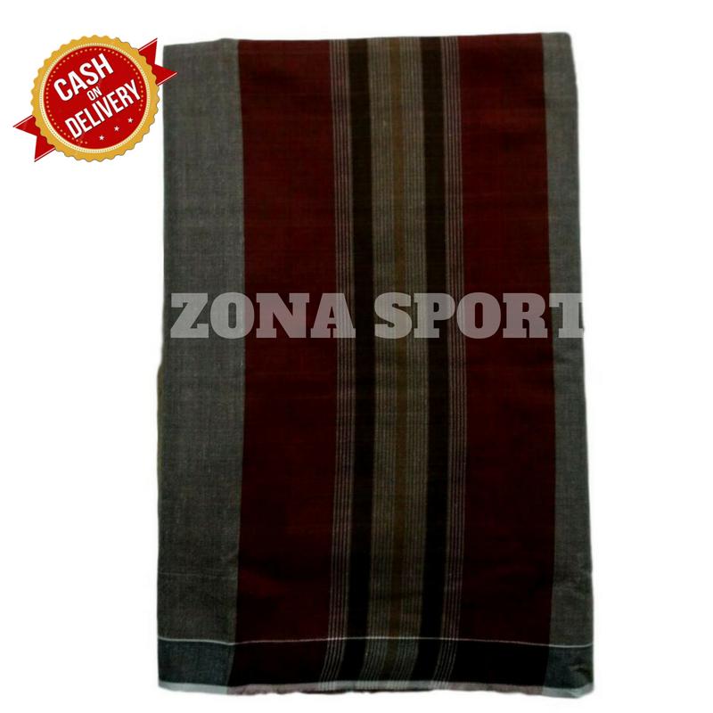 Zona Sports Sarung Muslim Eksklusif / Bukan Model Sarung Tangan Motor Celana Wadimor Gajah Duduk Songket Polos Bhs Bantal dan Songket / Sarung Laki-laki Dewasa Murah S703