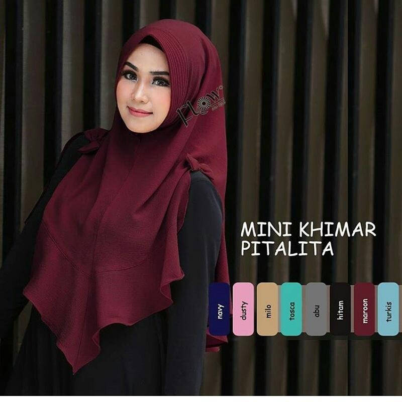 kerudung instan khimar pitalita
