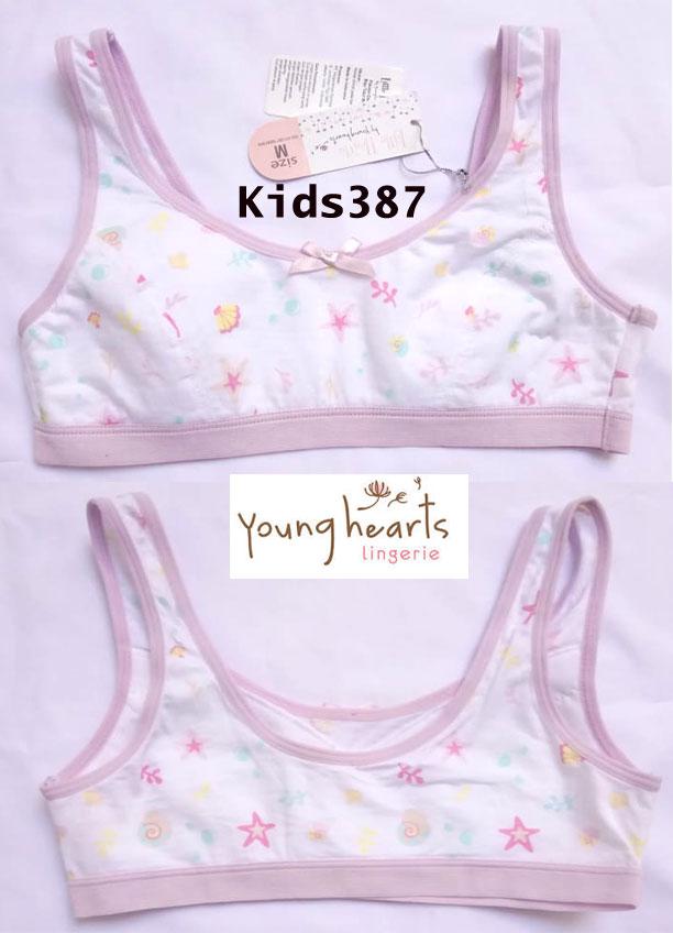 Young Hearts Miniset Kaos Katun untuk Remaja Anak Perempuan