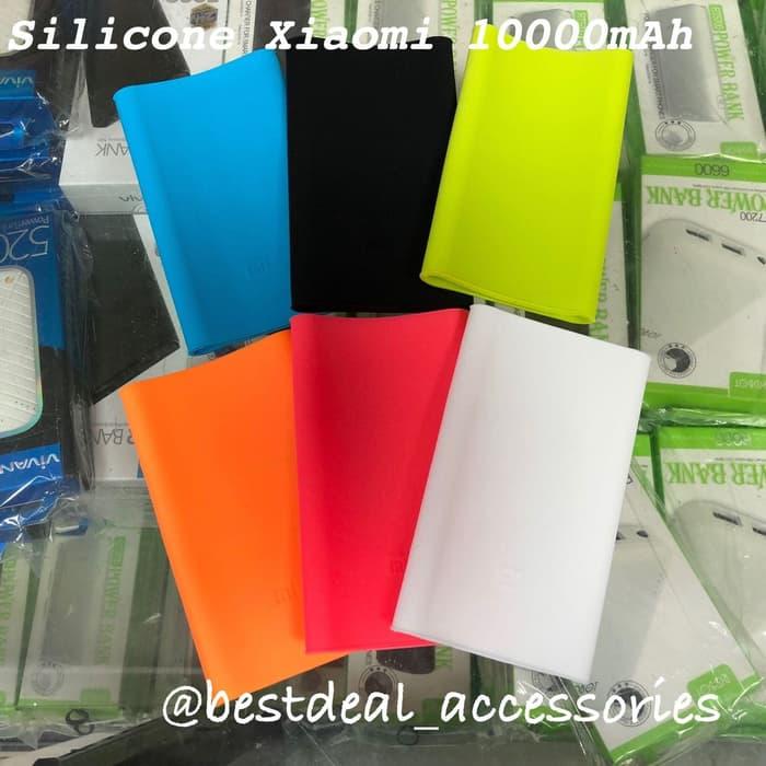 Xiaomi Mi 2 10000Mah Silicone Case Silikon Powerbank Mi2 Pro Original - Hitam