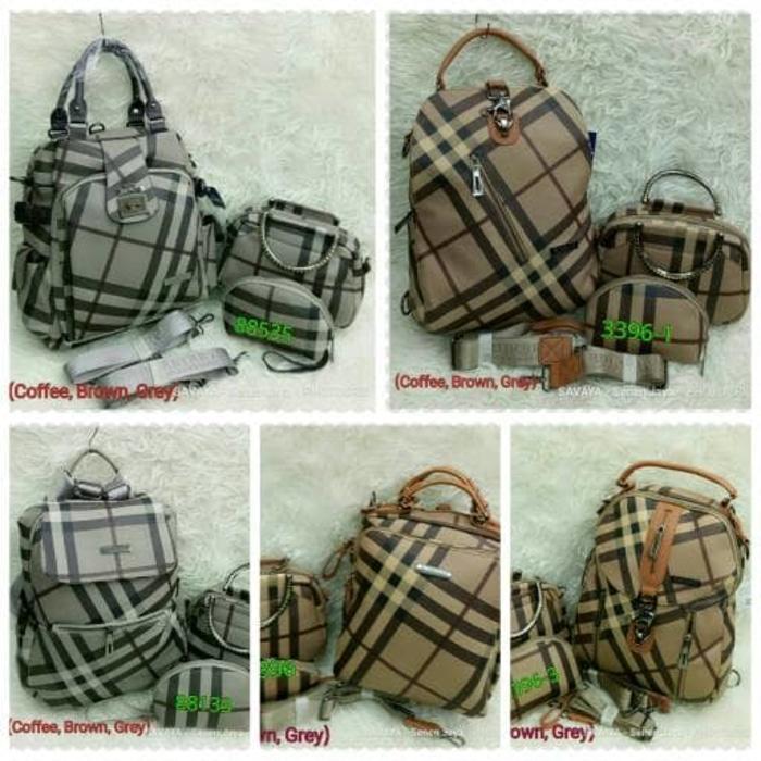 ORIGINAL!!! TAS RANSEL BURBERRY SET ANAK SEMI PREMIUM - v0cYlB