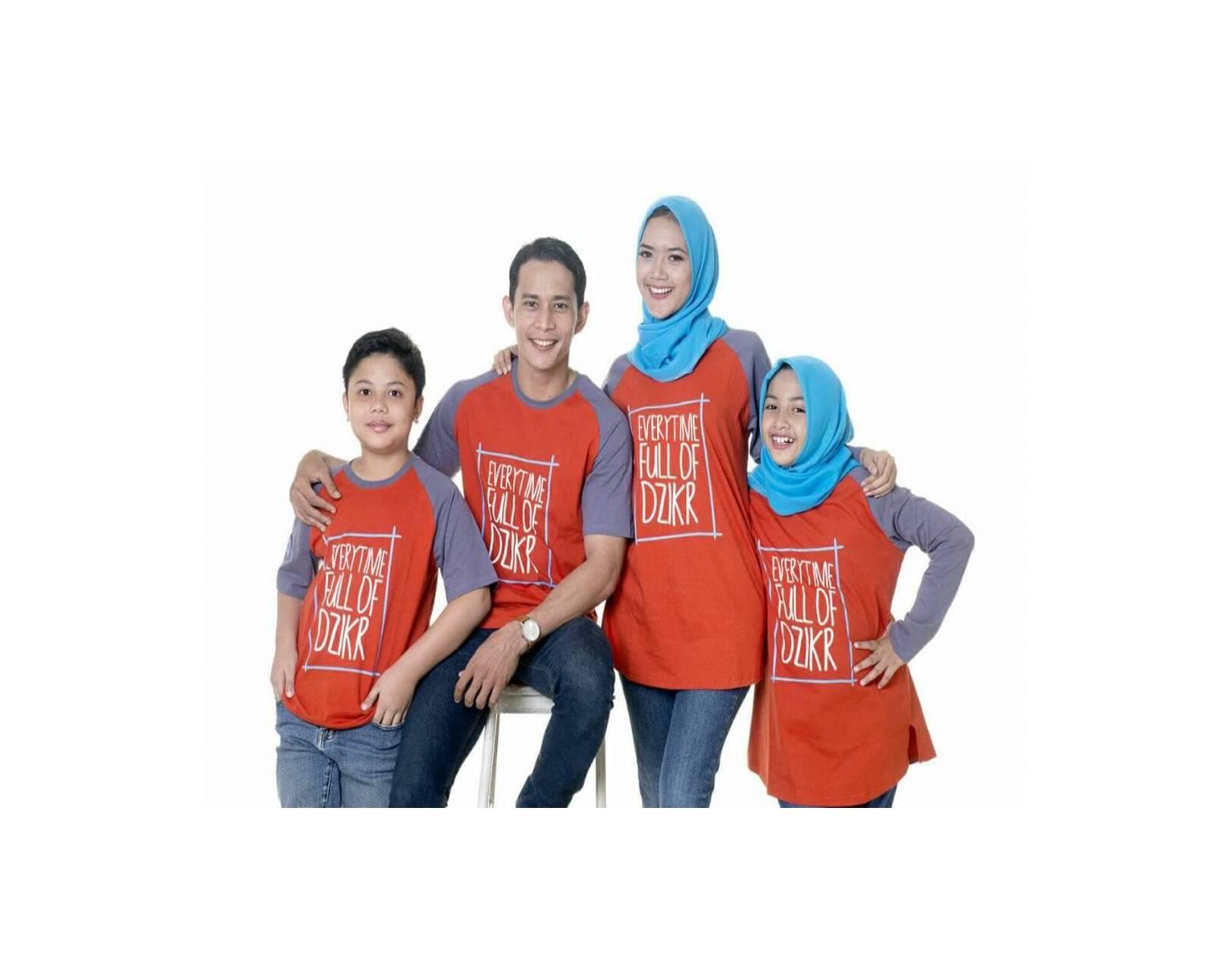 Baju Muslim Couple Keluarga Kaos Muslim Best Seller
