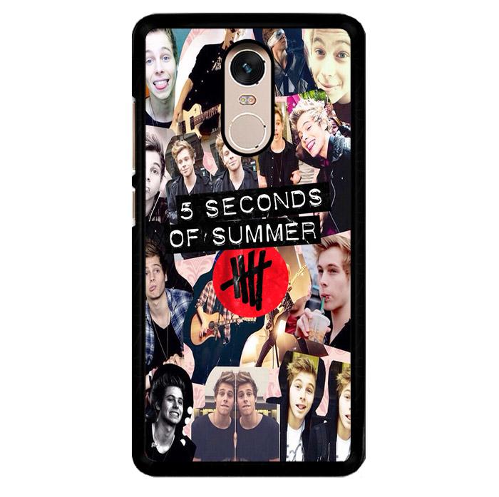 5 Seconds Of Summer 5Sos Collage Luke Hemmings V1355 Xiaomi Redmi Note 3 | Note 3 Pro Custom Hard Case