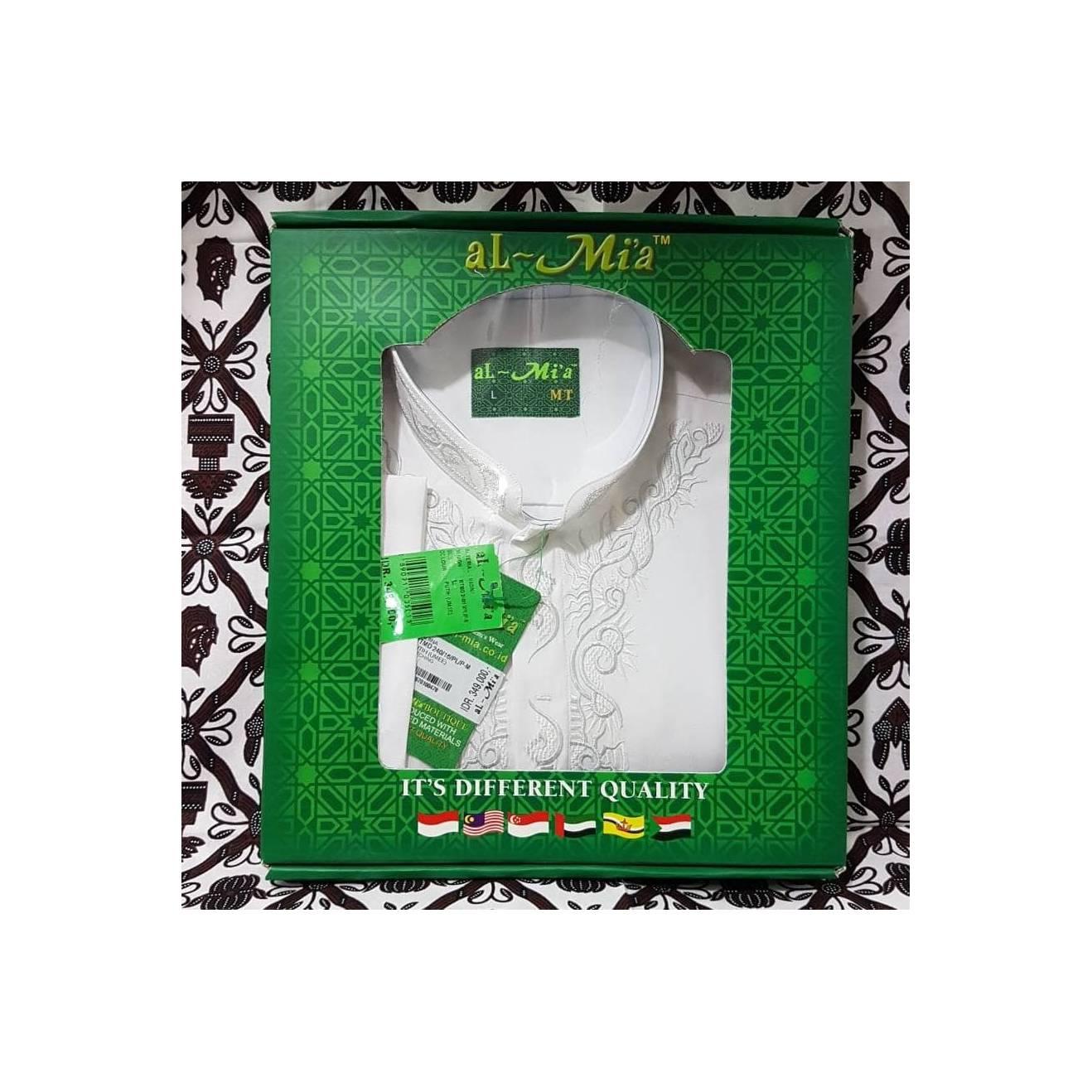 Baju Koko Almia MT T Panjang ukuran S M L XL Al Mia