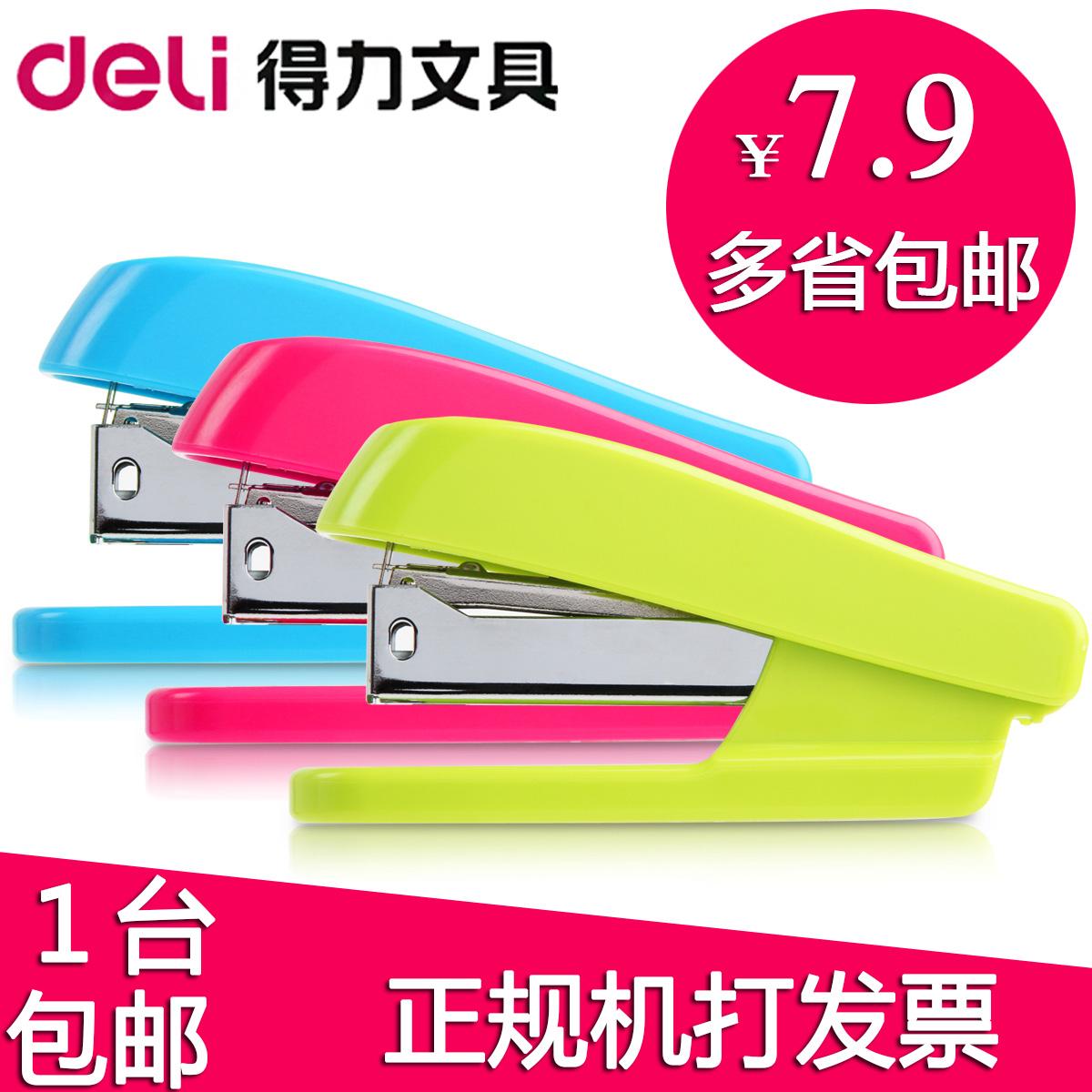 Deli Stapler Besar Hemat Energi Mesin Berwarna Warna-warni Stapler Stapler