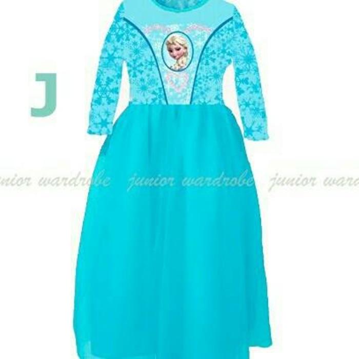 gamis anak frozen elsa tutu import