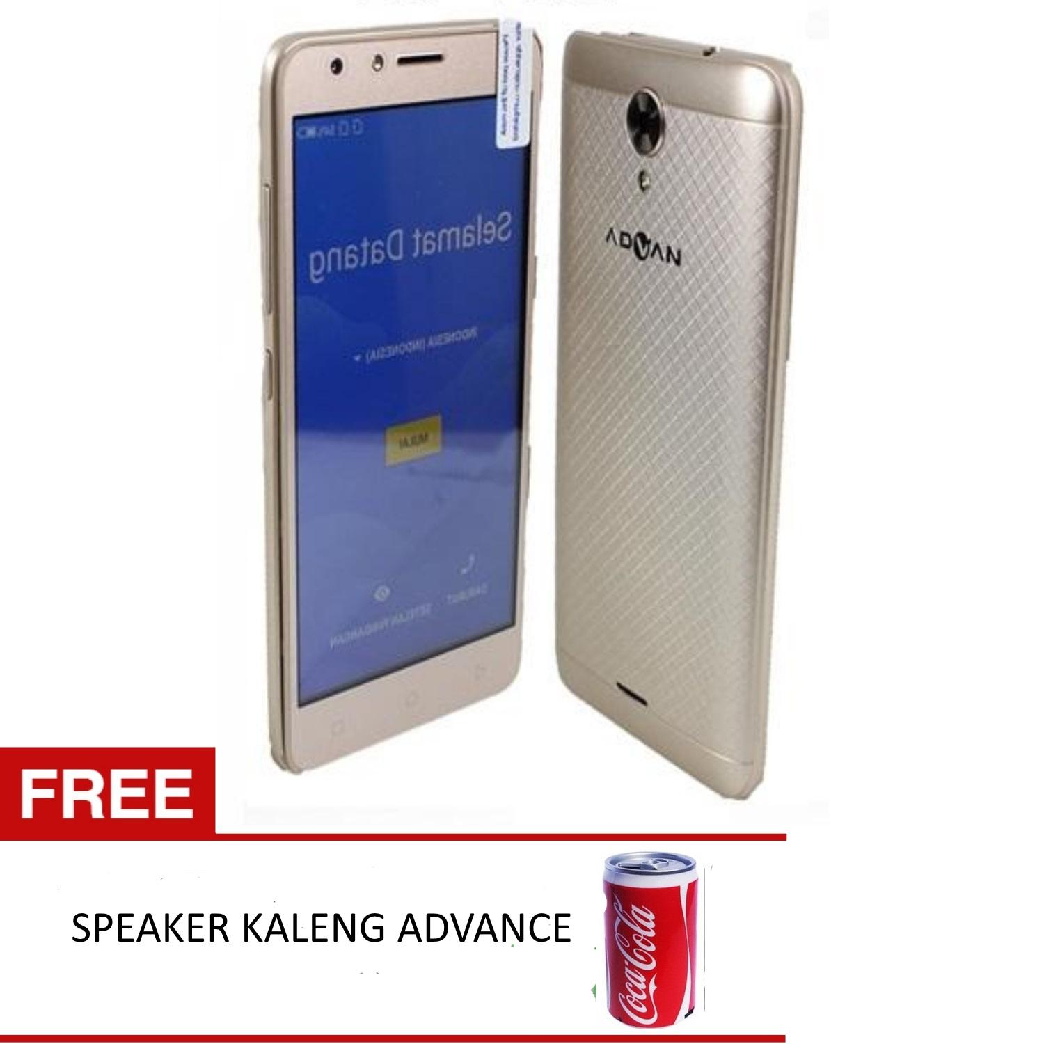 Advan S5E 4GS - 5 INCHI - RAM 2GB/ ROM 16GB - 4G LTE + Free Speaker Kaleng Advance