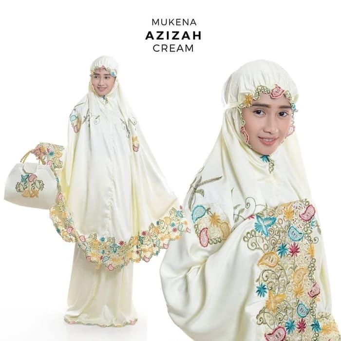 Pusat Mukena Indonesia Tasikmalaya Mukena mewah / Mukena dewasa / Mukena bali / Mukenah / Mukena katun jepang / Mukenah Wanita / Mukena Putih / Mukenah Murah / Mukenah Jumbo / Mukenah Remaja / Mukenah Dewasa Semi Sutra Azizah Cream