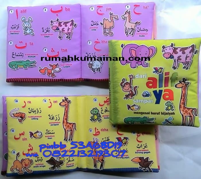 Soft Book / buku bantal Dari Alif sampai Ya - Mengenal Huruf Hijaiyah