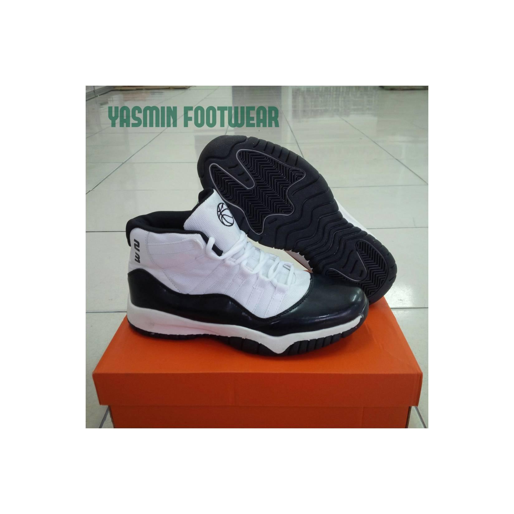 Hanyu Wanita Olahraga Dan Rekreasi Ketebalan Meningkatkan Lereng Sepatu Basket Pria Air Jordan Fashion High Tidak licin di Lantai